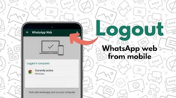 How to logout WhatsApp Web /other devices from mobile | logout WhatsApp all devices