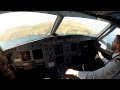 Chania lgsa cockpit view landing rwy 29