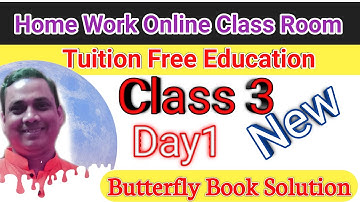 Class III Butterfly Book Solution । Day1 । Homework Online Classroom