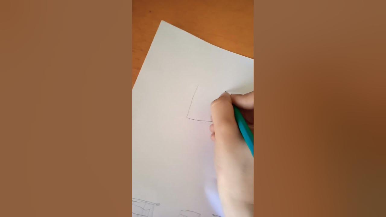 Как нарисовать двойной квадрат - YouTube