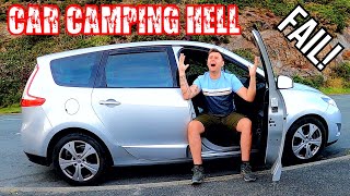 CAR CAMPING GONE WRONG | My Van Life Nightmare In Wales UK