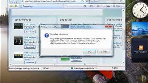 Download and Add more Gadgets in Windows Vista Sidebar