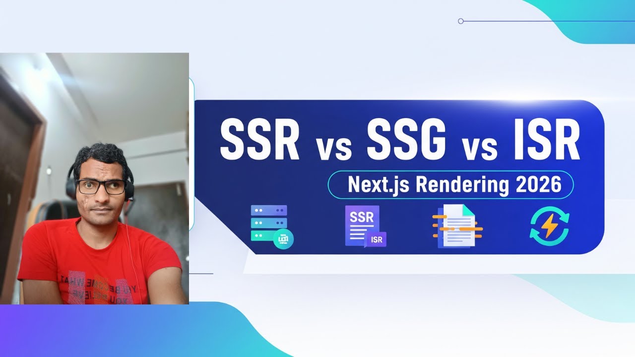 Next.js Rendering Explained in Hindi | SSR vs SSG vs ISR (2025 Guide)
