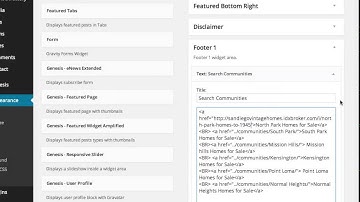 IDX Broker Saved Searches to WordPress Widgets