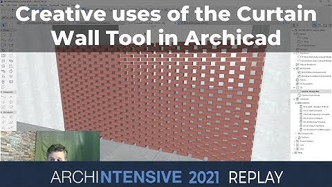 Creative uses of the Curtain Wall Tool in Archicad with Laszlo Nagy