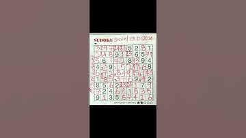The Hindu 2-Star Sudoku Answer for January 13, 2024 | ★★#thehindu #Sudoku #thehindusudoku