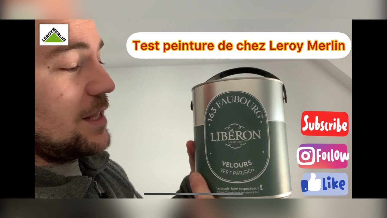 Je teste la peinture Libéron de chez @leroymerlinfr 