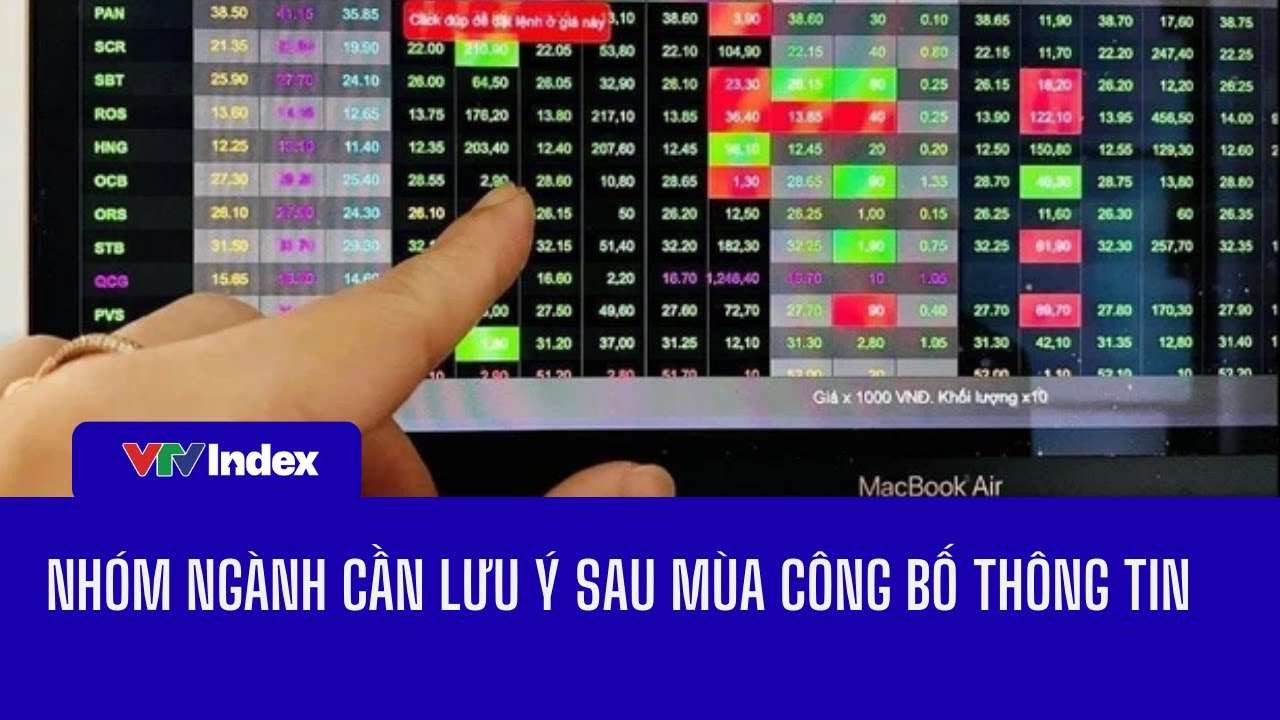 Nhóm ngành cần lưu ý sau mùa công bố thông tin | VTVIndex