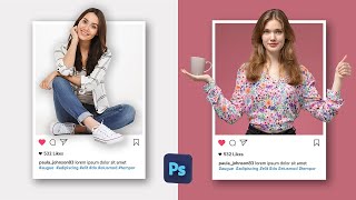 3D Pop Out Effect for Instagram in Photoshop | Photoshop Tutorial