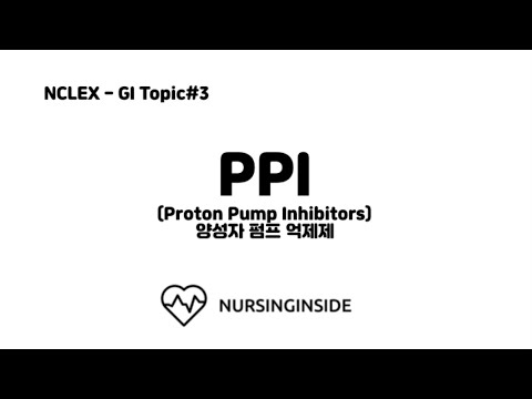 프로톤펌프억제제 Proton Pump Inhibitor; PPI