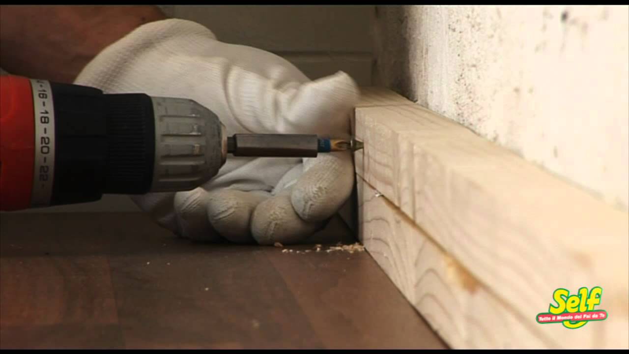Posare le perline youtube Pannelli finta legno contoro sofito