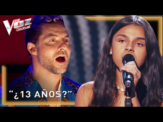 Her DELICATE and IMPRESSIVE voice FASCINATED the coaches on The Voice | EL PASO #109 class=