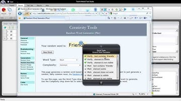 Using Element Extraction (Variables)