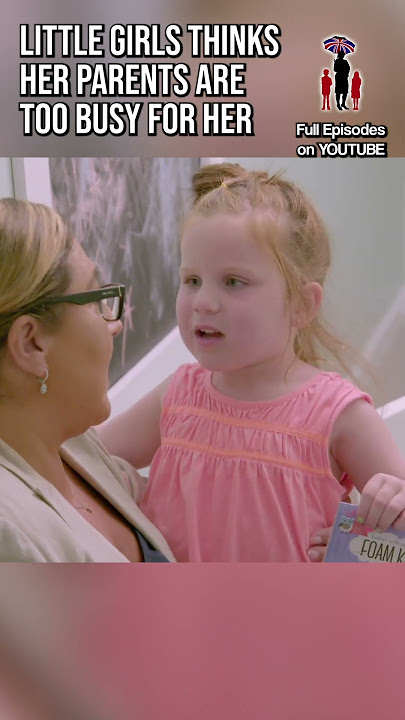 Little girl thinks her parents are too busy for her 😢 #supernanny #jofrost #tvshow #parenting