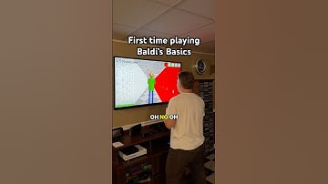 First time playing Baldi’s Basics! 😡📏