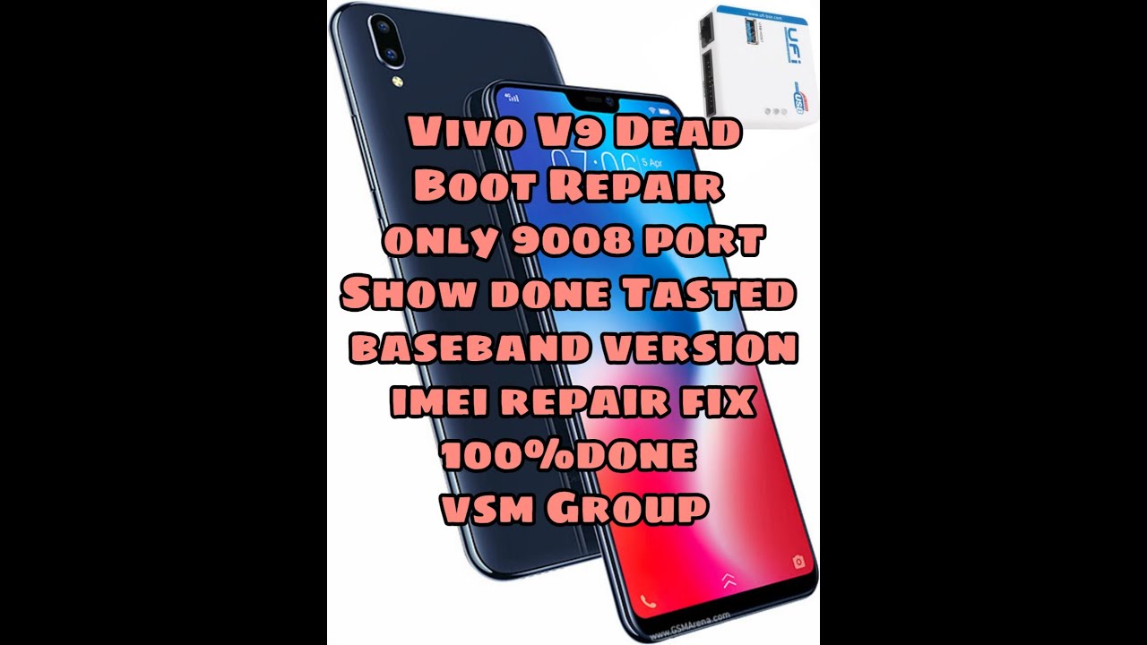 vivo v9 1723 dead boot repair 9008 port show only ufi box faild umt