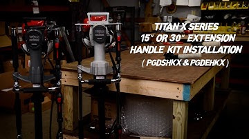 PGDSHKX and PGDEHKX Extension Handle Kit Installation For Titan Post Drivers