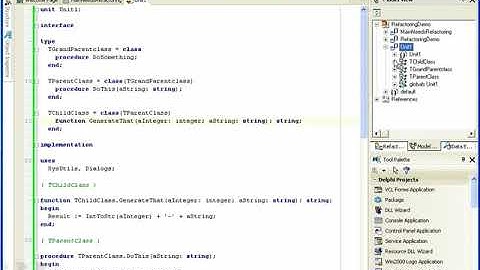 Turbo Delphi - Refactoring
