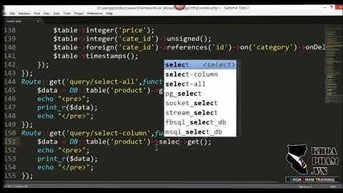22 Bài 21  Tìm Hiểu Về Query Builder Trong Laravel 5 x Phần 1   Lập Trình Laravel Khoa Phạm
