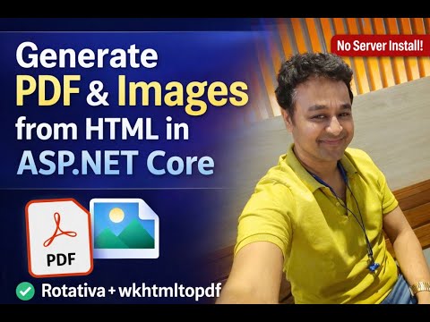 Generate PDF & Images from HTML in ASP.NET Core using Rotativa ...