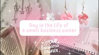 What it's like as a 14 year old small business owner 🎀| small business vlog