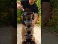 From cut gallon bottles to beautiful vertical flower pots #diy #garden