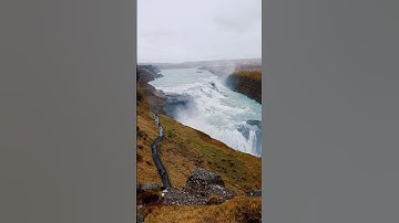 The Might Gullfoss #waterfall #landscape #polar #travel #iceland #gullfoss