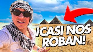 ¡CASI NOS ROBAN visitando las PIRAMIDES DE EGIPTO!