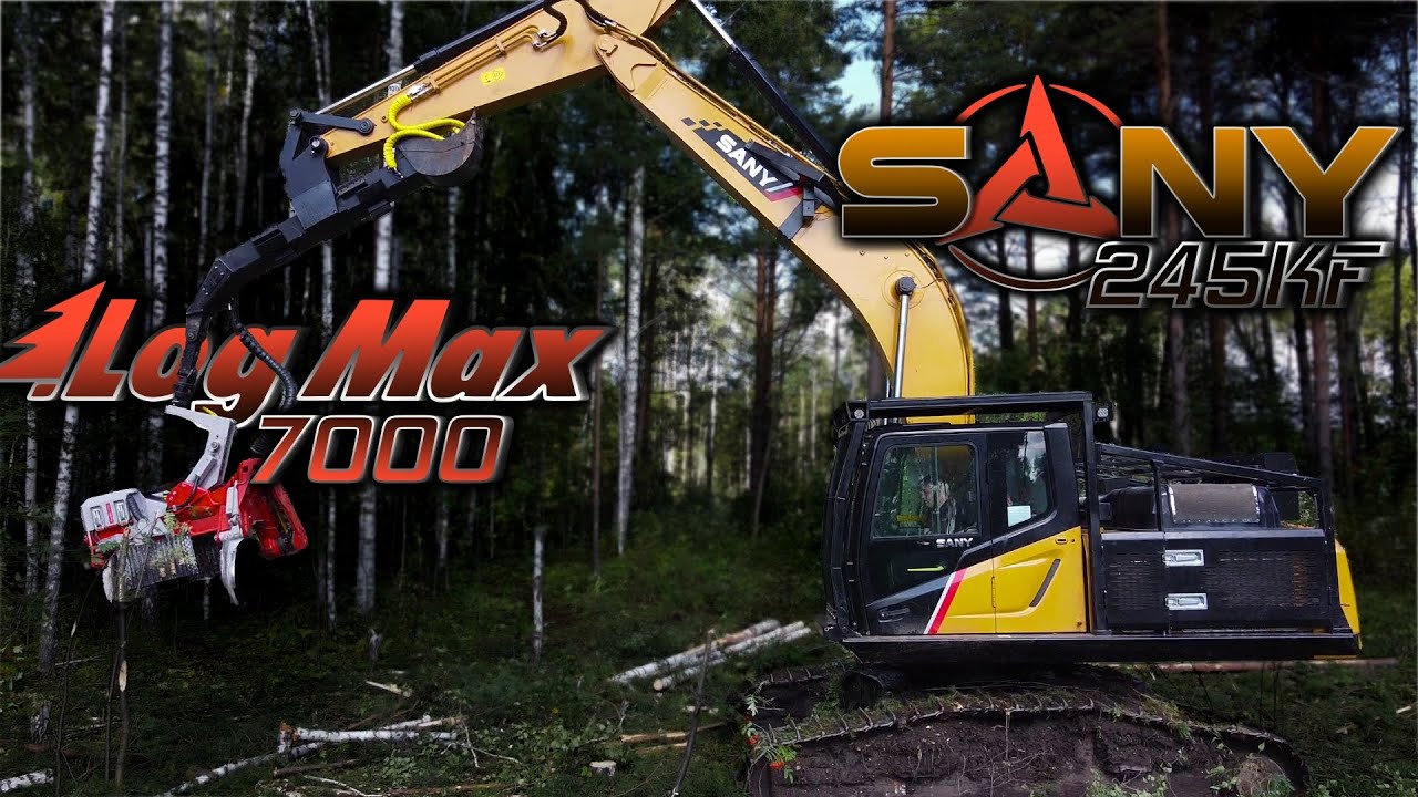 Инструктаж операторов. SANY 245KF| LogMax 7000C #лесозаготовка #харвестер #sany @SANY.RUSSIA