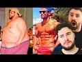 Reaccionando de GORDO insano a FLACO transformaciones del cuerpo (IRREAL)