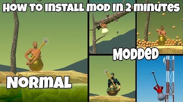 how to download getting over it mods | Android | just 2 minutes 🔥