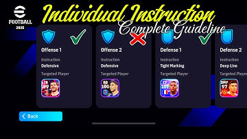 Individuele instructies - Volledige tutorialinstellingen ✨ eFootball 2025 Mobiel 🎮