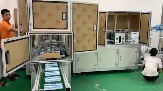 1+1 Automated outside ear loop mask machine