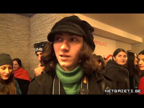 ალენ დელონი თბილისში/Alain Delon in Tbilisi - 11.02.15