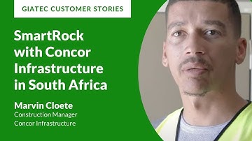 SmartRock™ with Marvin Cloete, Quality Control Inspector at Concor Infrastructure