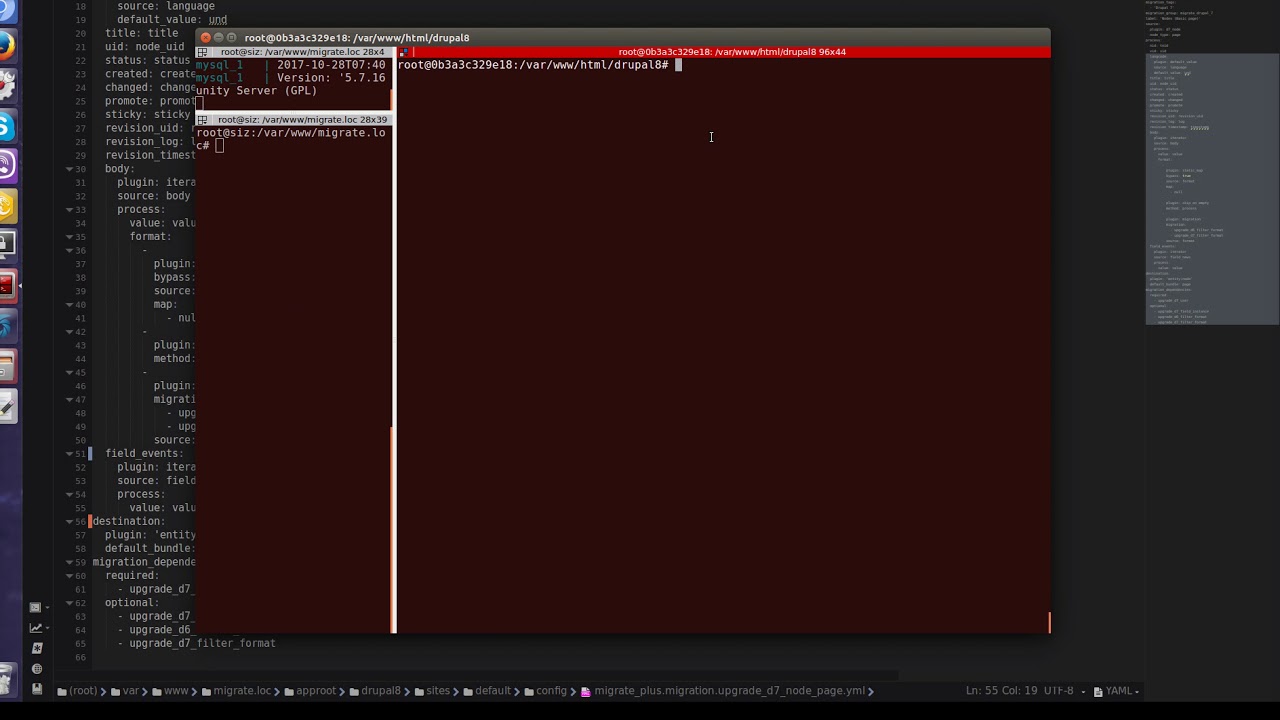 Drupal 8 Migration - config files and plugins - part 2 - YouTube