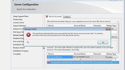 Install sqlserver 2008 and connect to server