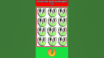 Can You Spot The ODD ONE OUT 😰 ? Alphabet lore QUIZ #shorts