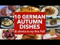 10 German Fall Dishes / German Autumn Dishes / German Comfort Food Fall