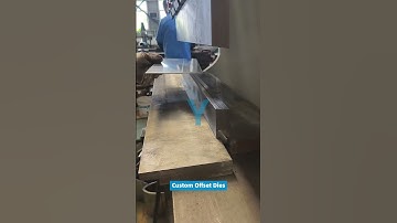 How Do Offset Dies Work on a Press Brake?