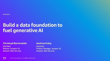 AWS Summit London 2024 - Build a data foundation to fuel generative AI (AIM202)