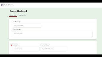 Flash Card Generator || React || NodeJs || Javascript || Web App