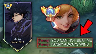 HOW TO DEFEAT AGGRESSIVE FANNY WHEN YOU USE JULIAN IN SOLO RANK? (julian tutorial 2024) - MLBB