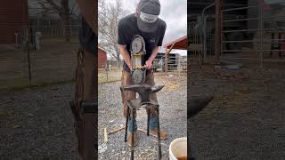 The start of a hoof pick