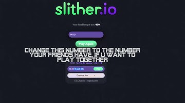 How To Fix Lag and Play With Friends Slither.io (Mod) [Simple] [Working]