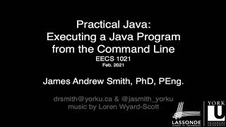 Practical Java: executing a Java program outside of the IDE