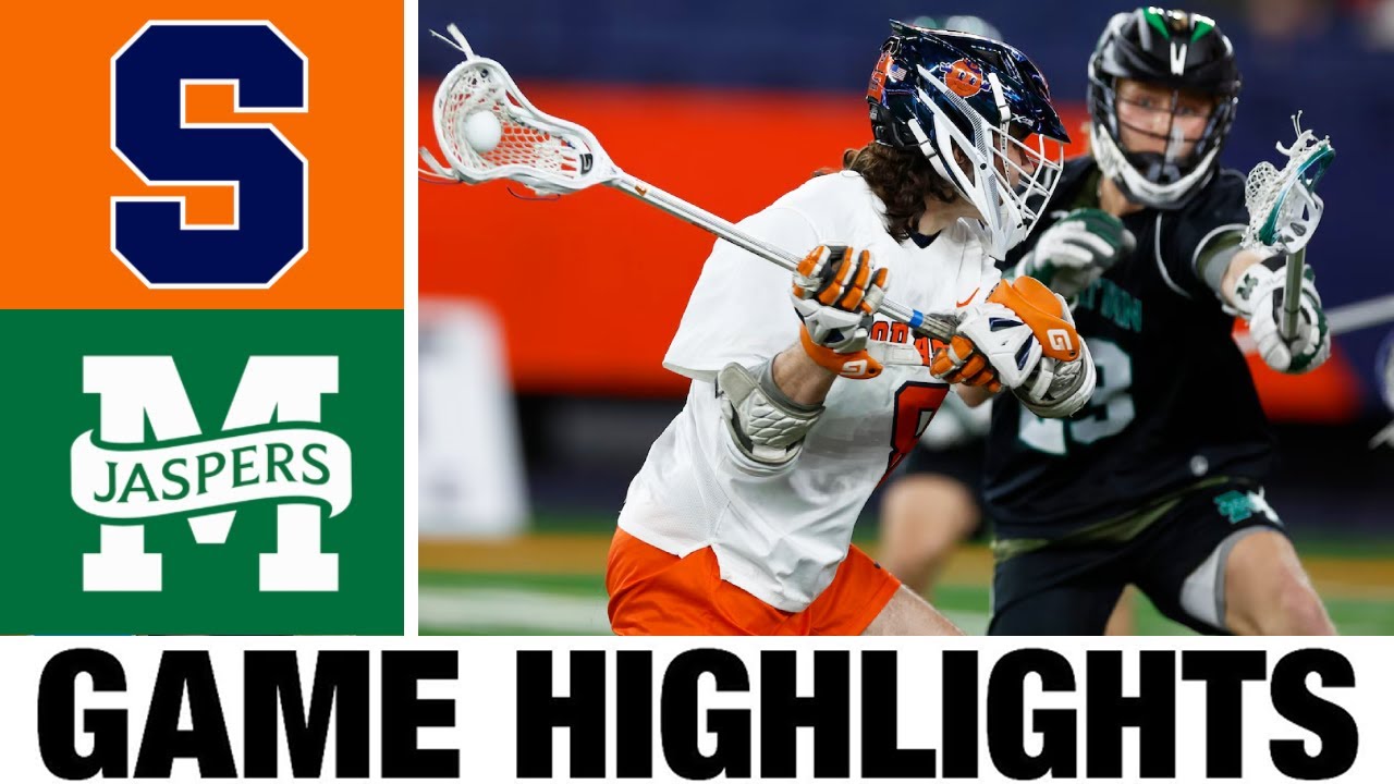 #10 Syracuse vs Manhattan Lacrosse Highlights | College Lacrosse | NCAA Lacrosse 2025
