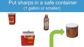 Safe Sharps Disposal in San Mateo County