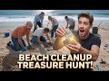 I hit the jackpot Beach Cleanup Turned Into Treasure Hunting