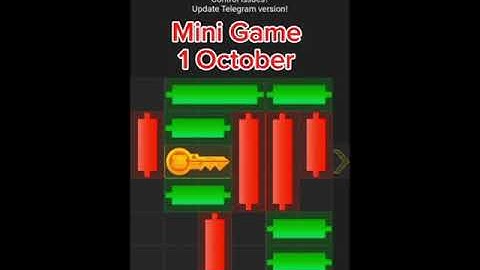 01 October mini game solve 100% Hamster Kombat Puzzle For Today Puzzle games tricks